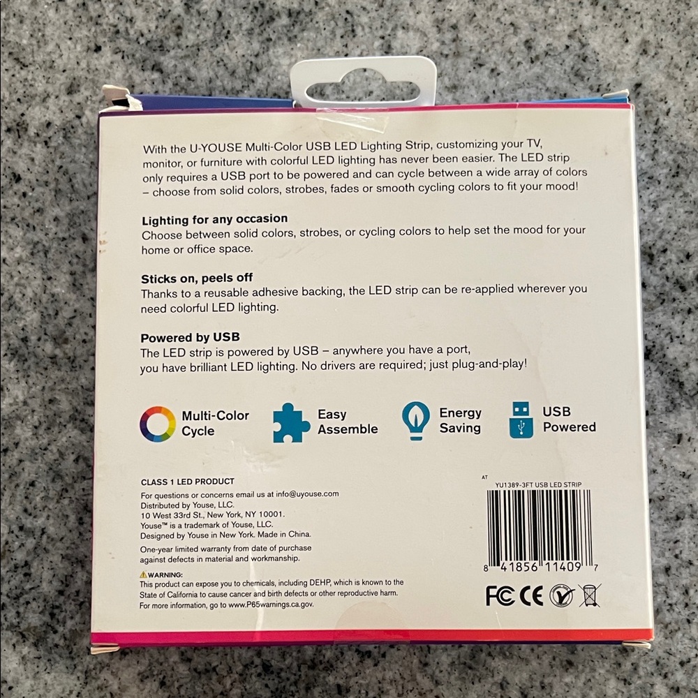 Multi-Color USB LED Lighting Strip - Picture 2 of 2